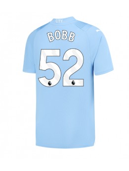 Manchester City Oscar Bobb #52 Heimtrikot 2023-24 Kurzarm